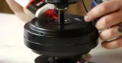 Ceiling fan motor repair and internal component adjustment in Raleigh, NC
