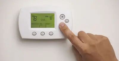 Digital thermostat installation with precise temperature programming in Raleigh, NC