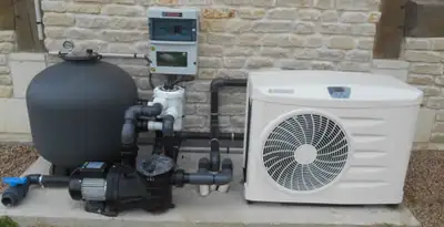 electric heater installation services with connected outdoor heating system equipment in Raleigh, NC