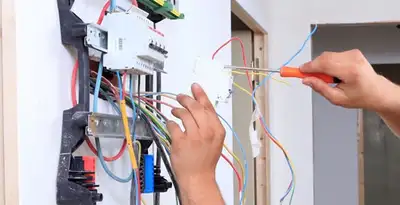 electrician services performing residential electrical panel wiring in Raleigh, NC