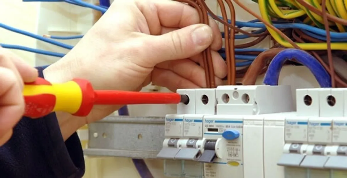electrician services performing professional electrical panel wiring and connections in Raleigh, NC