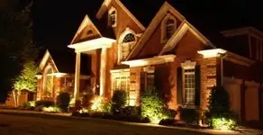 electrician services providing professional exterior electrical lighting in Raleigh, NC