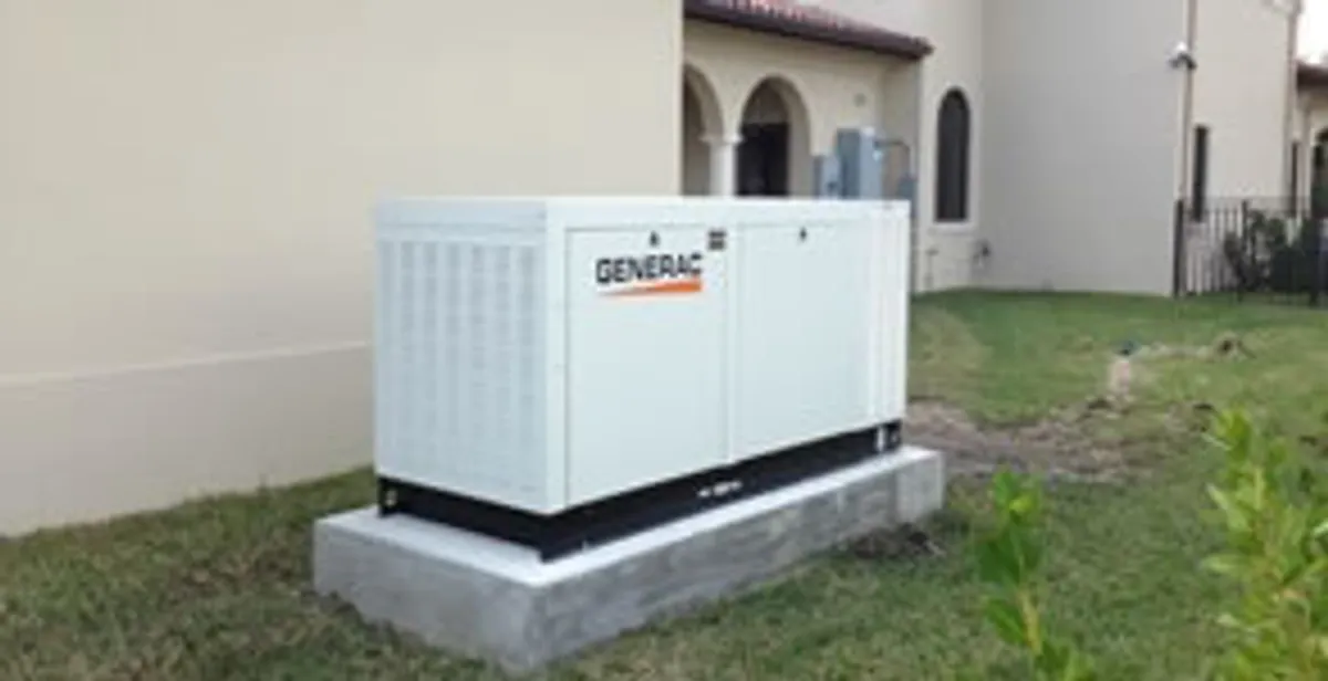 generator installation service showing standby generator professionally installed for residential power backup in Raleigh, NC