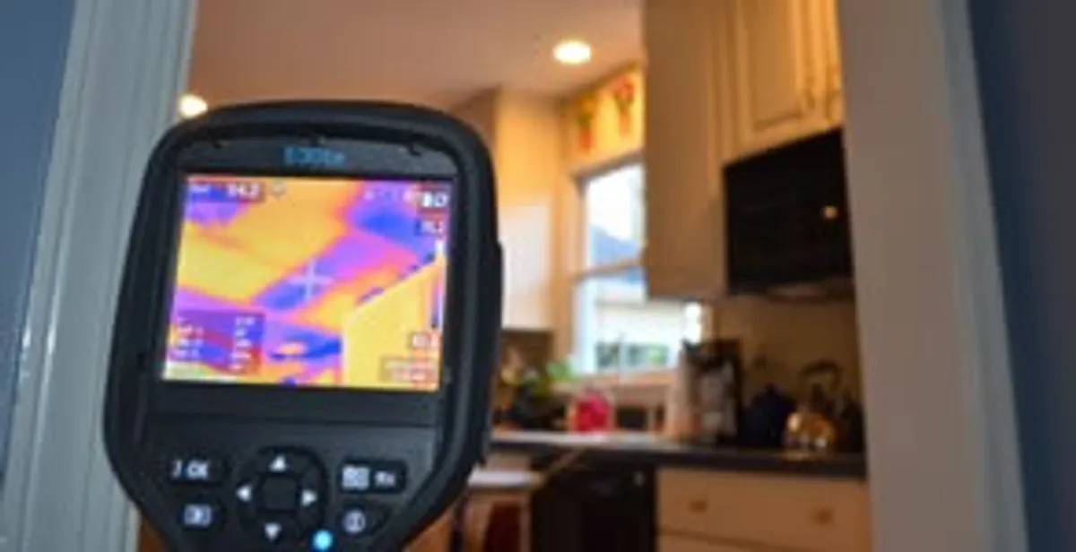 home energy audit service using thermal imaging to evaluate electrical efficiency inside a home in Raleigh, NC