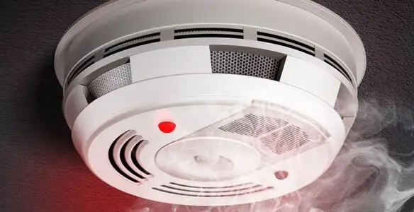 Installed smoke detector providing reliable fire detection in Raleigh, NC