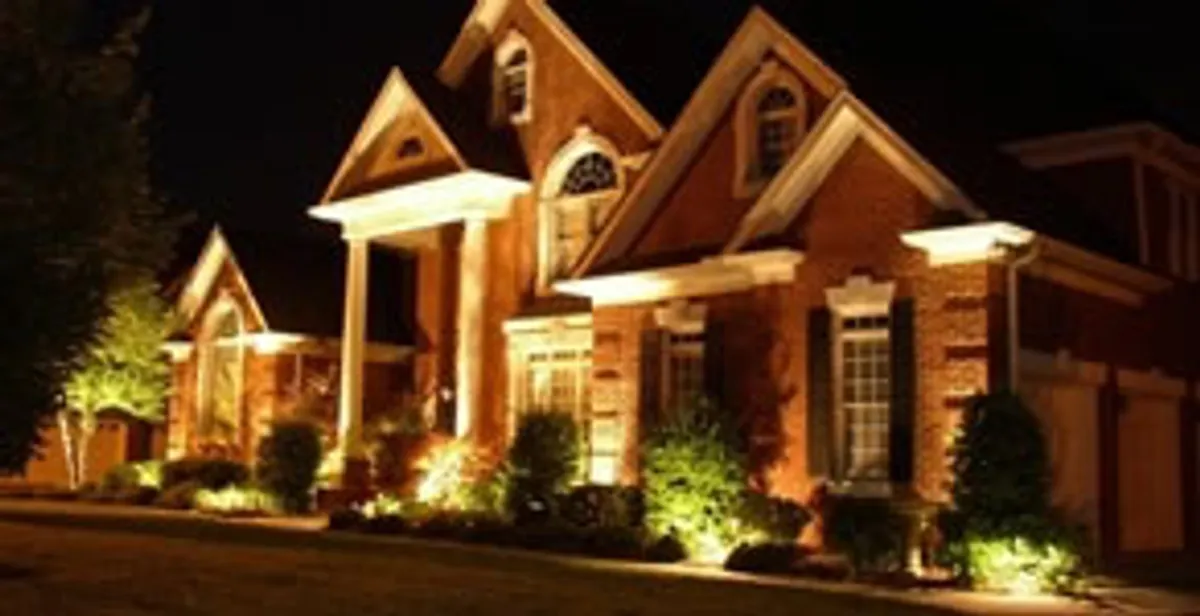landscape lighting installation services enhancing residential exterior lighting in Raleigh, NC