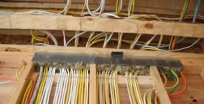 new construction wiring services with organized electrical rough-in performed by licensed electricians in Raleigh, NC