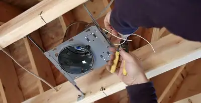 Professional recessed lighting installation with electrical wiring by licensed electricians in Raleigh, NC