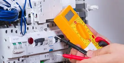 Residential electrician testing home electrical panel for safety and performance in Raleigh, NC